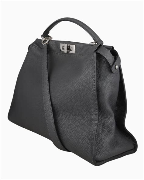 fendi peekaboo asphalt grey|Fendi peekaboo crossover.